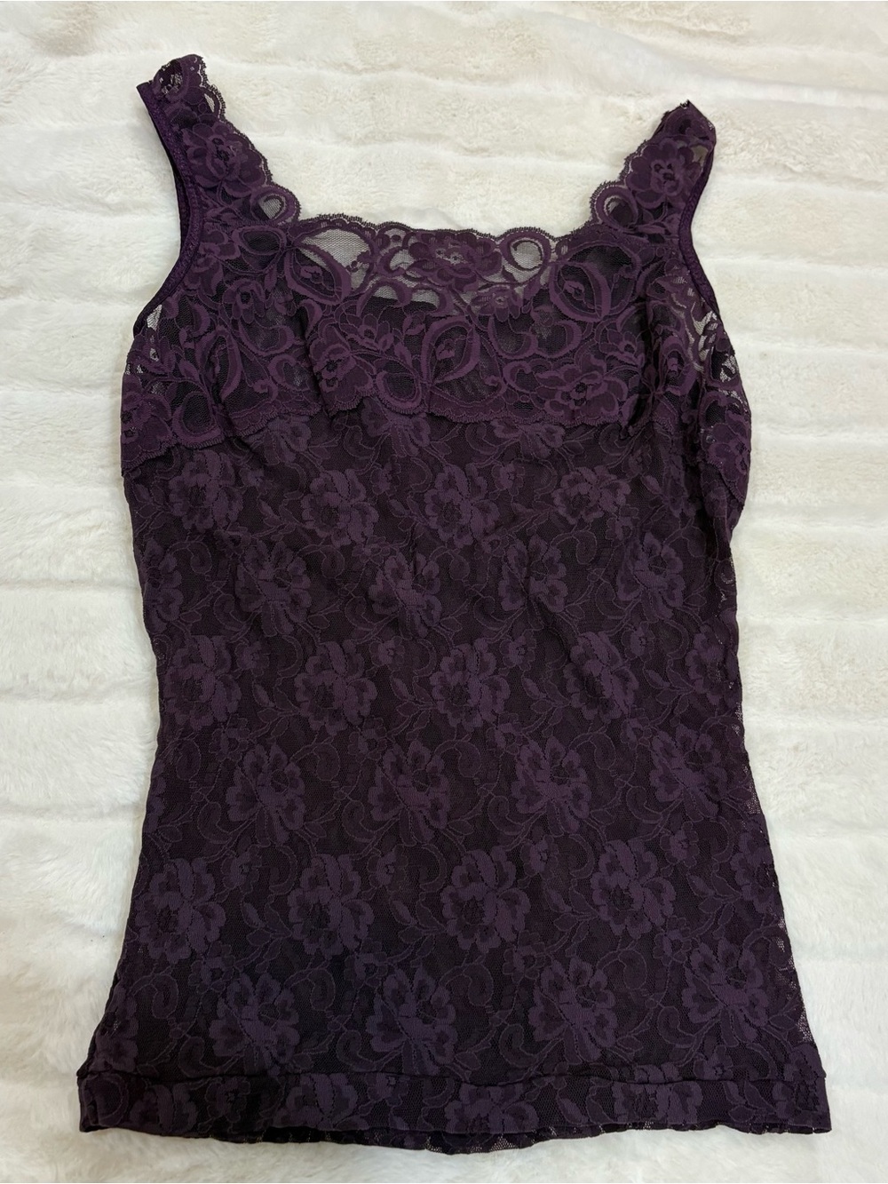 Triumph Plum Floral Lace Camisole
